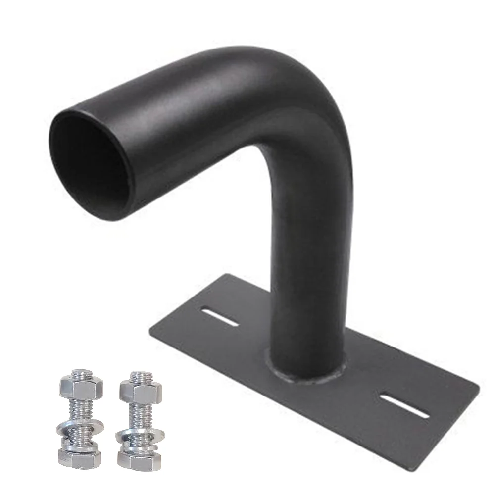 90° WALL MOUNT BRACKET WITH  2-3/8" O.D. TENON