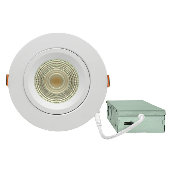 6 INCH 12W LED RECESSED ROUND FLOATING GIMBAL LIGHT