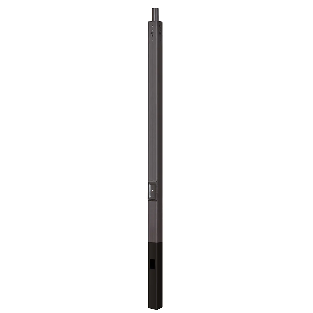20FT 4" DIRECT BURIAL STRAIGHT SQUARE STEEL POLE