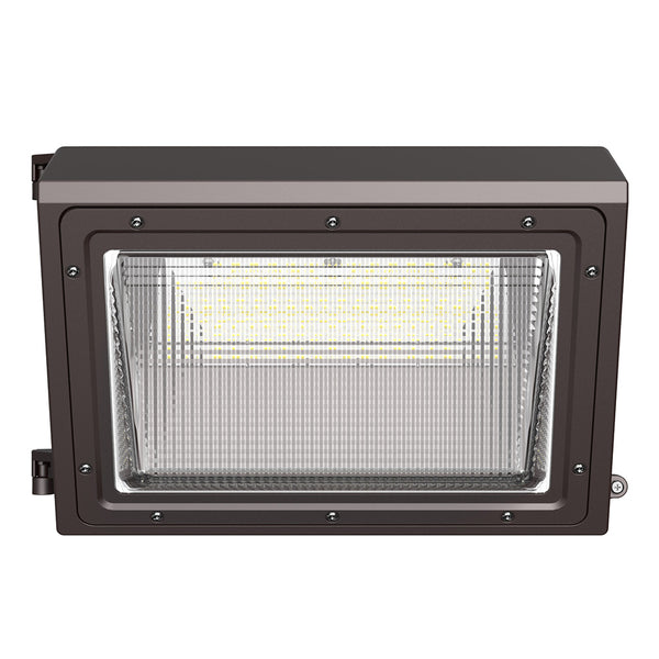 48W-120W SELECTABLE LED GLASS WALL PACK LIGHT WITH PHOTOCELL