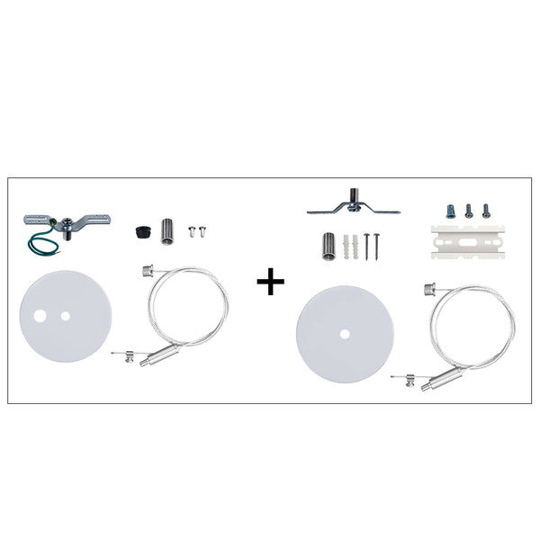 CEILING INSTALL KIT FOR ARCHITECTURE 5CCT SELECTABLE LED LINEAR LIGHT