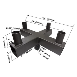 QUAD 90° HORIZONTAL TENON ADAPTOR