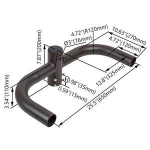 180º DOUBLE HORIZONTAL ADAPTER