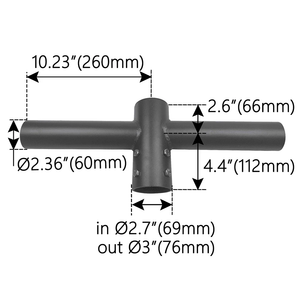 180º TWIN SPOKE MOUNTING ADAPTER