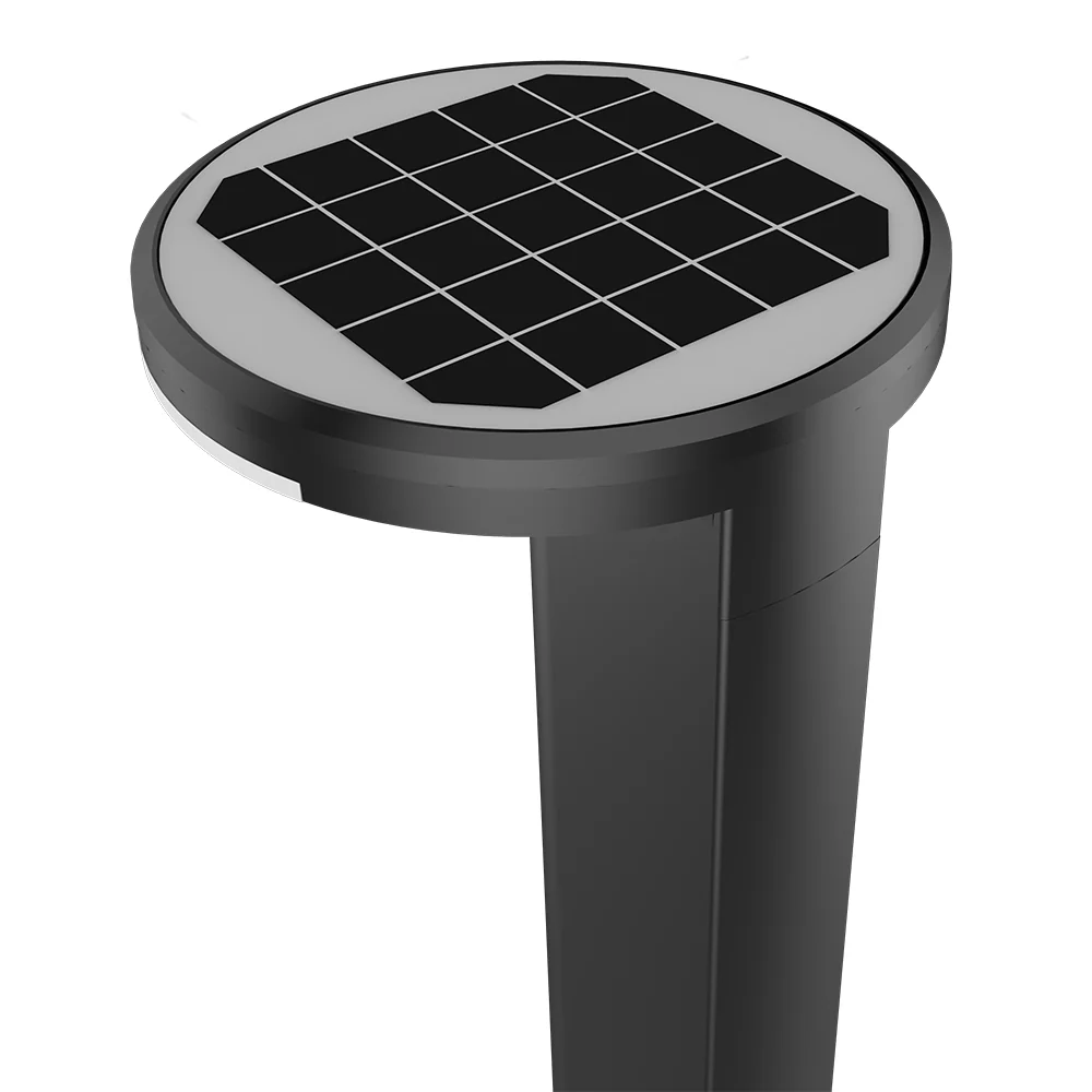 5W SOLAR LED ROUND BOLLARD (4 PACK)
