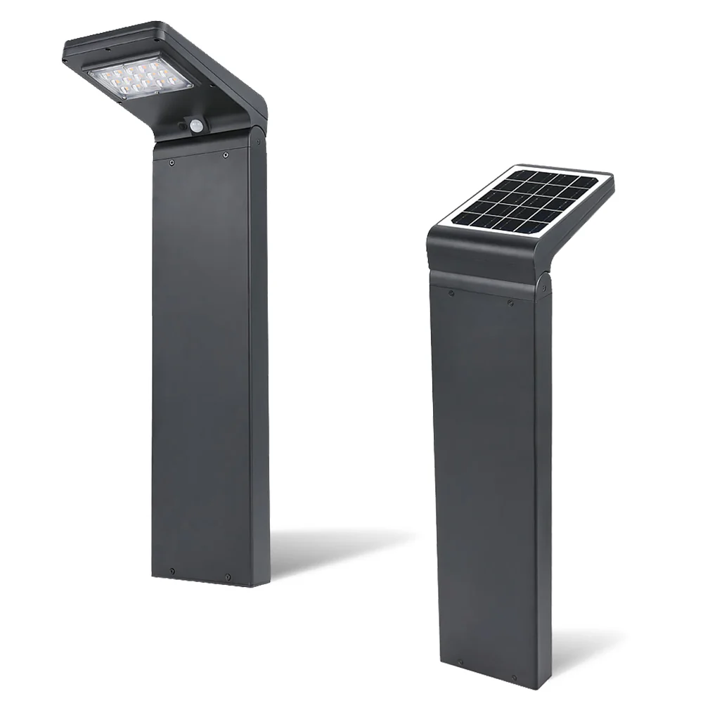 5W SOLAR LED SQUARE BOLLARD