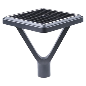 12W SOLAR LED SQUARE POST TOP