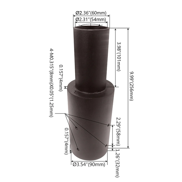 TAPERED LIGHT POLE ADAPTOR
