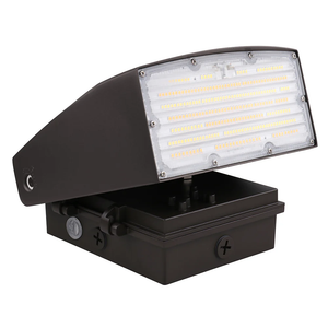 15W-30W SELECTABLE LED SLIM ADJUSTABLE WALL PACK WITH PHOTOCELL