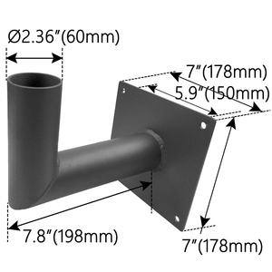 90° WALL MOUNT BRACKET
