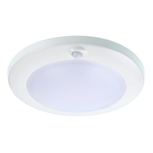 6 INCH 15W LED DISK DOWN LIGHT PIR SENSOR 5CCT SELECTABLE